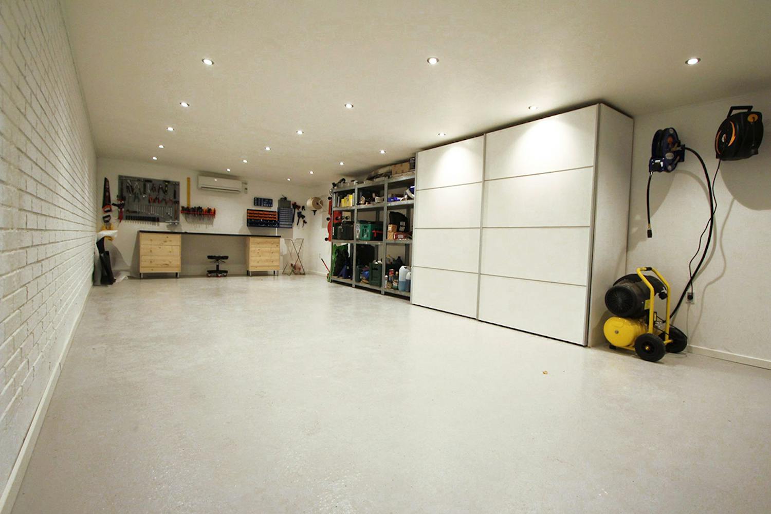 Epoxy gulv i verkstedet Epoxy gulv i verkstedet